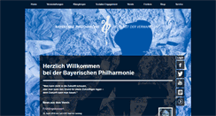 Desktop Screenshot of bayerische-philharmonie.de